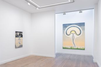 Contemporary art exhibition Charles Avery Where Rocco Found a Dead Monster OR The Land of the Downcast Eyes at GRIMM Amsterdam Netherlands