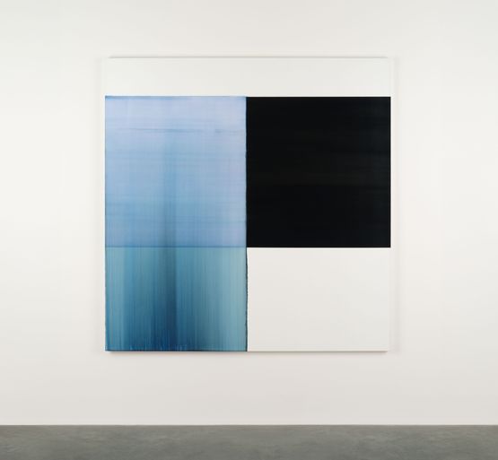 Exposed Painting Byzantine Red Oxide by Callum Innes contemporary artwork Painting