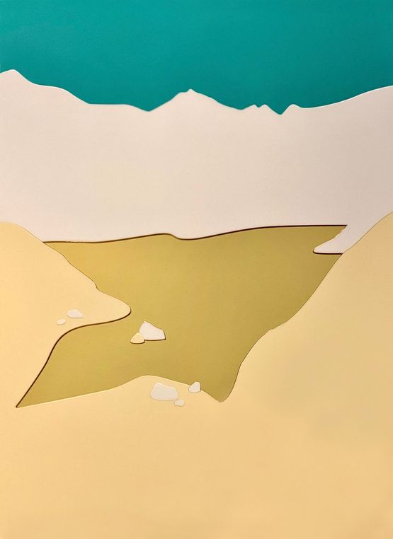 Lake Maralgol by Orkhan Huseynov contemporary artwork Sculpture