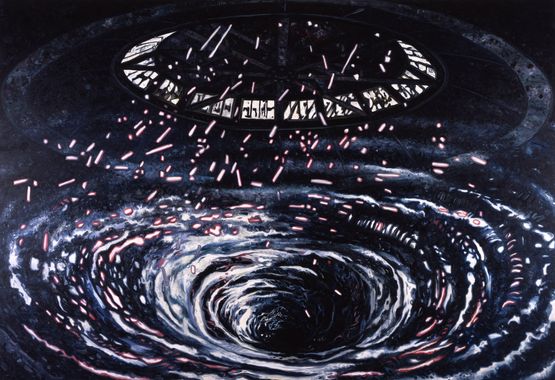 Swirl by Oscar Oiwa contemporary artwork Painting