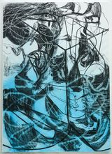 REGROUP by Christian Schwarzwald contemporary artwork painting works on paper drawing
