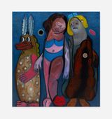 Blue Scene I by Trude Viken contemporary artwork painting