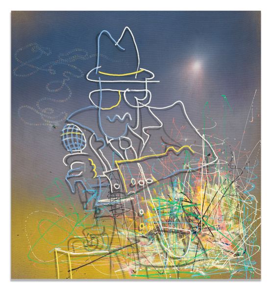 Fly by Bernhard Martin contemporary artwork Painting