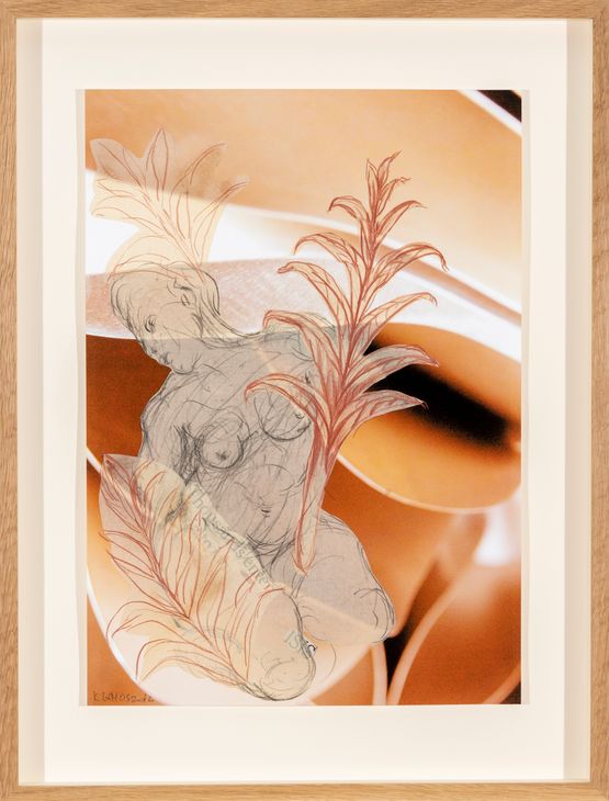 Collage drawings 2 by Kalliopi Lemos contemporary artwork Painting