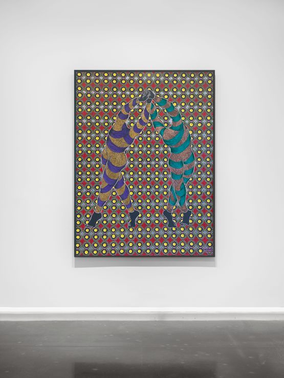 Izandla Ziyagezana by Sthenjwa Luthuli contemporary artwork Painting