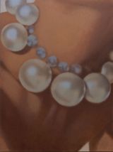 Her Cluster of Eggs Swell Like Cysts by Elle Wickens contemporary artwork painting