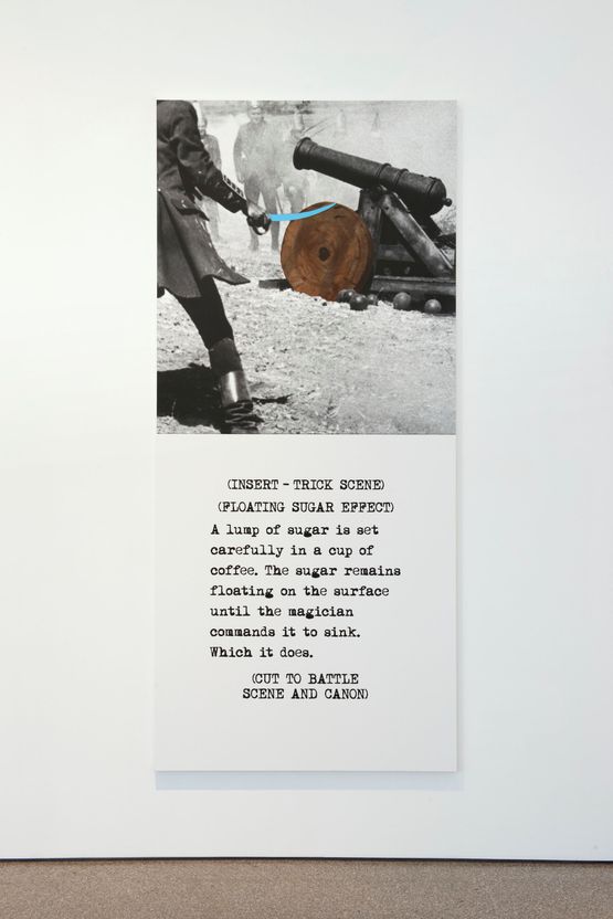 Scene    Take    Alump of sugar... by John Baldessari contemporary artwork Works on Paper