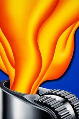 Fired Up by Rafa Silvares contemporary artwork print