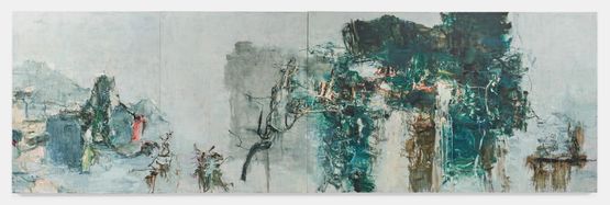 Green Mountains Shall See Me Like This by Tu Hongtao contemporary artwork Painting