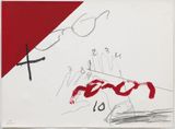 Dits numerats by Antoni Tapies contemporary artwork works on paper