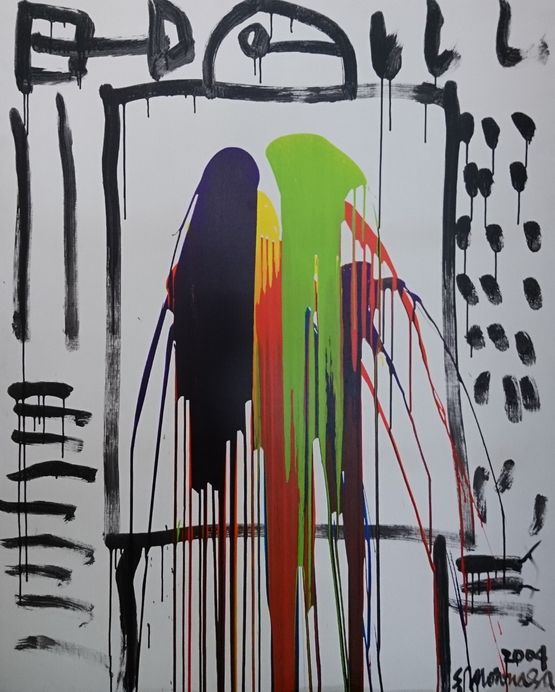 Untitled by Sadamasa Motonaga contemporary artwork Painting
