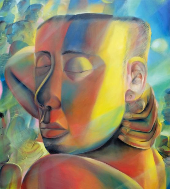 Titanium by Alvin Ong contemporary artwork Painting