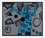 Self Portrait Circa 1970 by Derek Boshier contemporary artwork painting