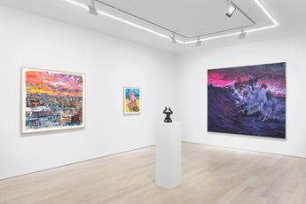 Contemporary art exhibition Todd Bienvenu JOMO Joy of Missing Out at Almine Rech New York Upper East Side United States