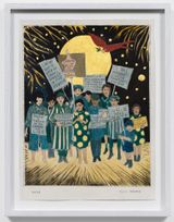 Children of the revolution by Marcel Dzama contemporary artwork works on paper