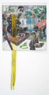 Sad Jazz by Kaleab Abate contemporary artwork mixed media