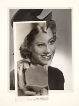 She Film Portrait Collage XXXIX by John Stezaker contemporary artwork mixed media