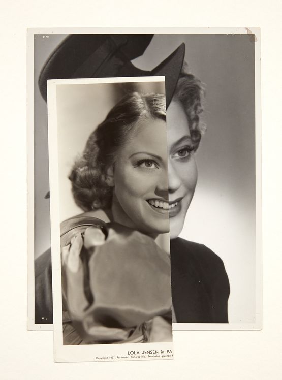 She Film Portrait Collage XXXIX by John Stezaker contemporary artwork Mixed Media