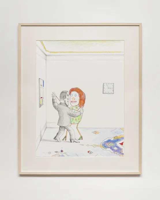 Dancing Couple by Saul Steinberg contemporary artwork Print