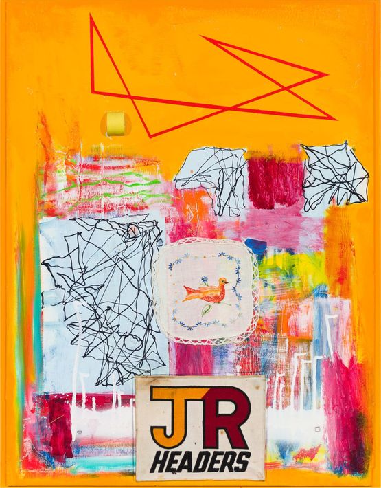 JR HEADERS by Gareth Sansom contemporary artwork Works on Paper