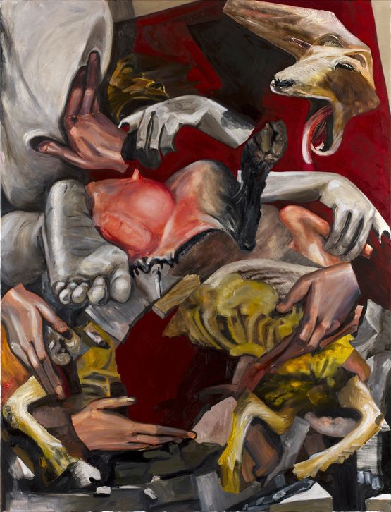 Stabat Mater Pathosformel 11 by W. K. Lyhne contemporary artwork Painting