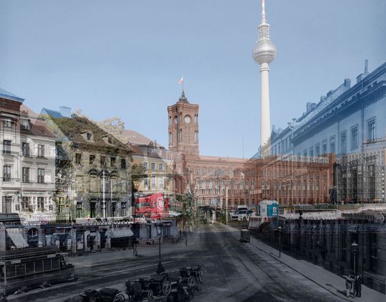 Molkenmarkt Berlin 18862023 by Michael Wesely contemporary artwork Photography