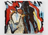 Woman with Animal no.3 by Karel Appel contemporary artwork painting