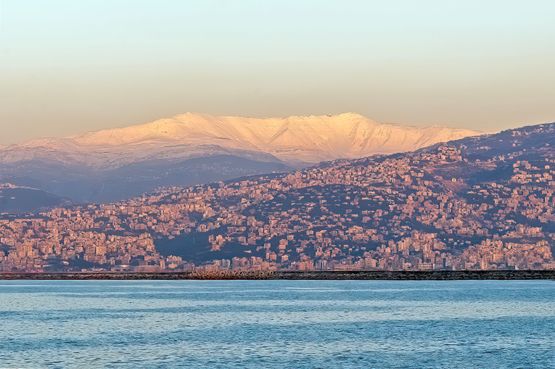 Corniche Biel 01 by Joumana Jamhouri contemporary artwork Print