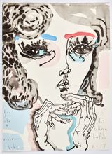 turn it into a river - baby by Del Kathryn Barton contemporary artwork mixed media