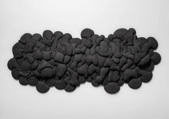 Swell6Black_SIC by Kohei Nawa contemporary artwork Painting