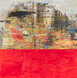 African Landscape The Big Koppie by Clive Van Den Berg contemporary artwork painting