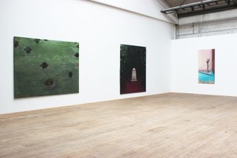 Contemporary art exhibition Jose Manuel Mesias Not everything needs be painted at Bode Berlin Germany