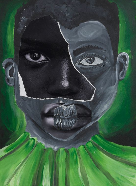 The Black Panjandrum 42 by Larry Amponsah contemporary artwork Painting