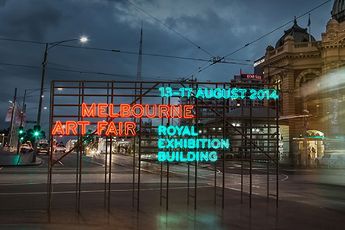Contemporary art exhibition Melbourne Art Fair 2014 at Martin Browne Contemporary Sydney Australia
