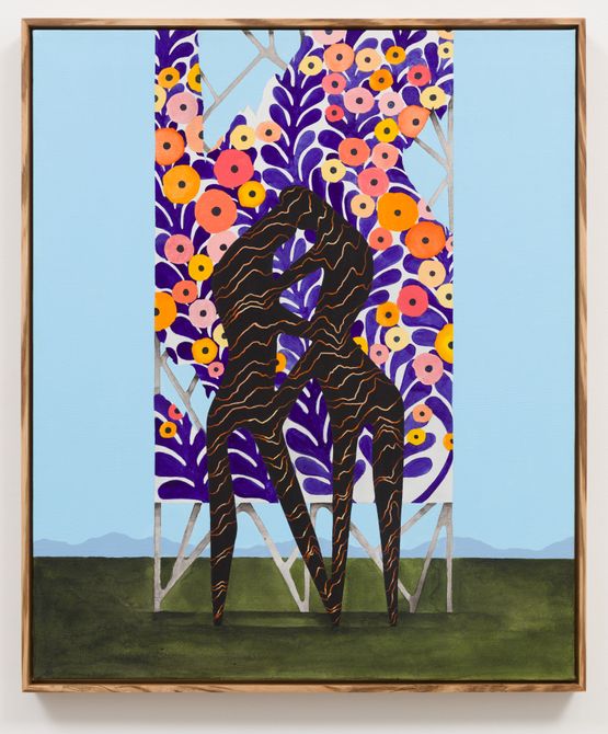 The Interchanging of Golden Glades by Alejandro Cardenas contemporary artwork Painting