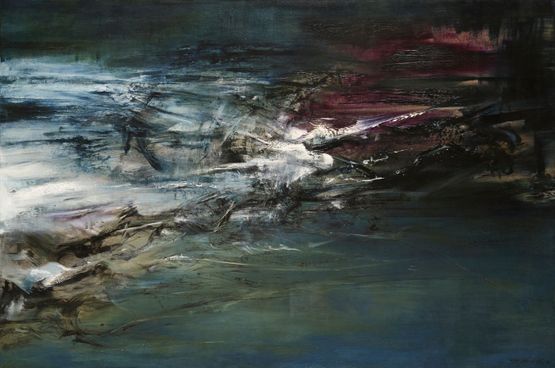 7.6.63 by Zao Wou-Ki contemporary artwork Painting
