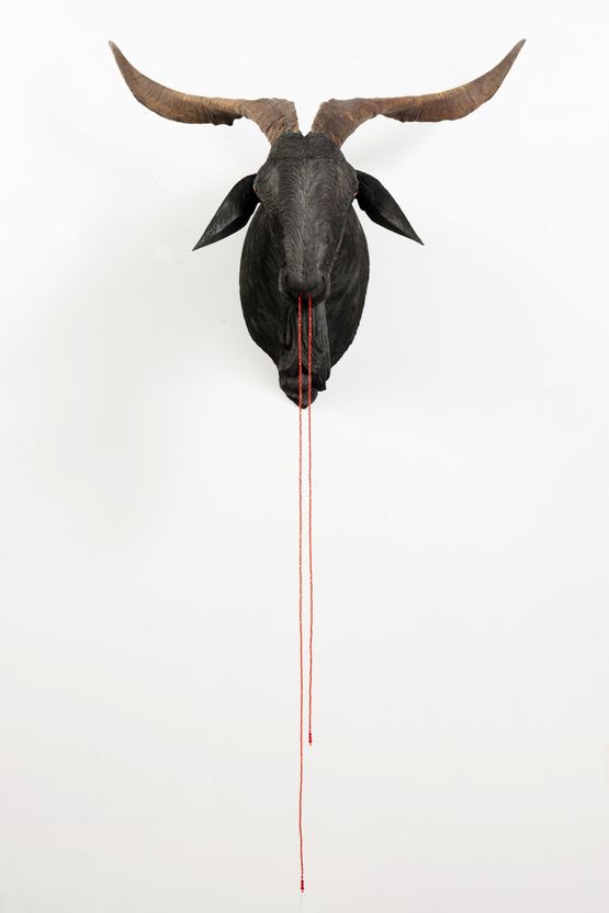 The Sacrifice by Abdul-Rahman Abdullah contemporary artwork Sculpture