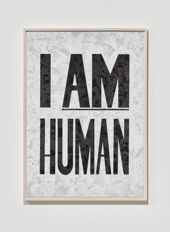 I Am Human by Hank Willis Thomas contemporary artwork Print