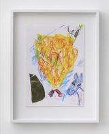 Care by Pelagie Gbaguidi contemporary artwork drawing works on paper