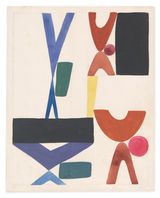 Elements de tension Elements of Tension by Sophie Taeuber-Arp contemporary artwork works on paper