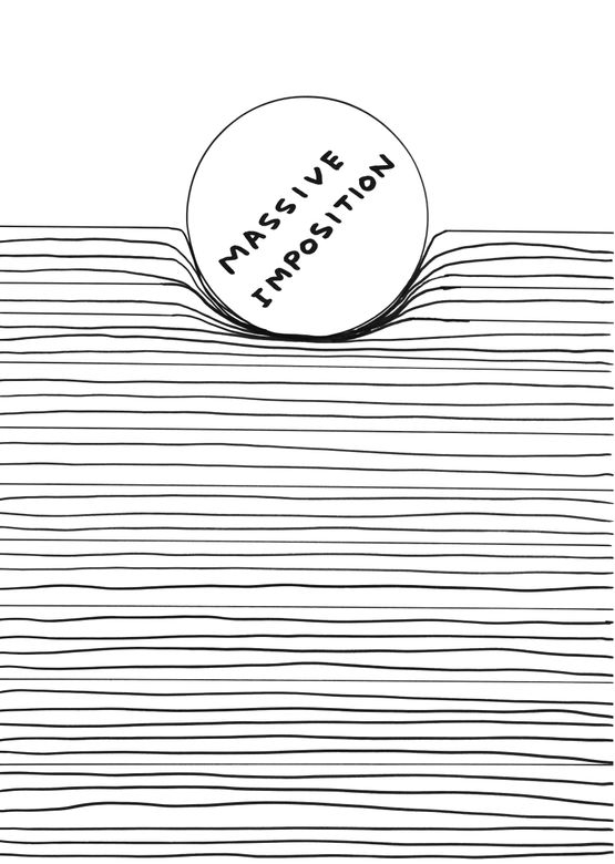 Untitled Massive Imposition by David Shrigley contemporary artwork Works on Paper