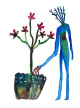 Untitled from The Gesture series by Nadim Karam contemporary artwork painting works on paper