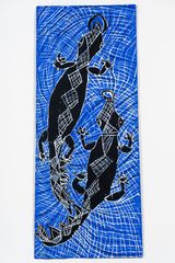Baru by Dhambit Mununggurr contemporary artwork painting