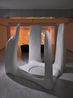 big chair divided by Yuma Kishi  contemporary artwork Sculpture
