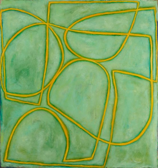 Green House by Ildiko Kovacs contemporary artwork Painting