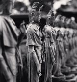 Row of Kannons Doryuji Kagawa Shikoku Japan by Michael Kenna contemporary artwork photography