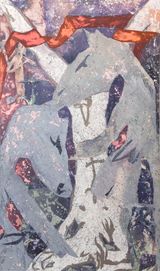 Untitled after Titian - the flaying of Marsyas by Christian Rothwangl contemporary artwork painting