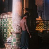 Le dos au marche aux fleurs Calcutta by Denis Dailleux contemporary artwork photography