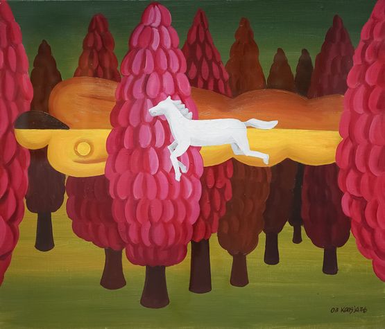 Untitled by Jung Kangja contemporary artwork Painting