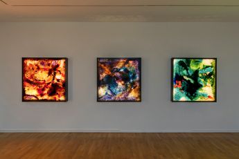 Contemporary art exhibition Ivan Navarro Planetarium at Templon 30 rue Beaubourg Paris France